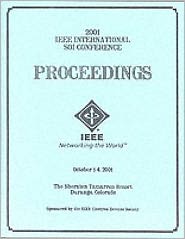2001 IEEE International SOI Conference Proceedings
