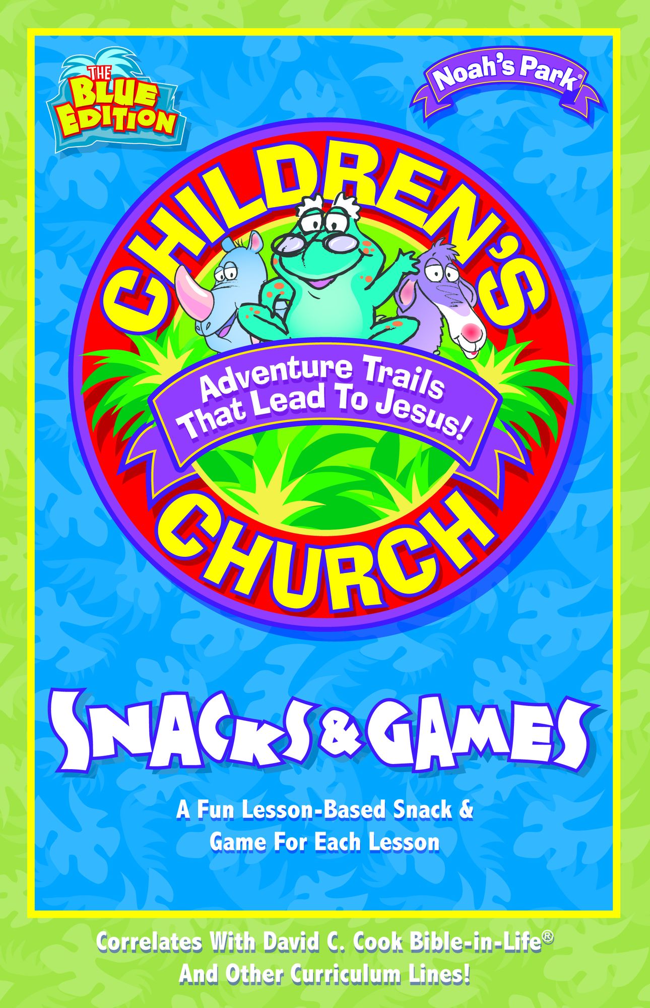 Noah's Park Children's Church Snacks and Games: Blue Edition