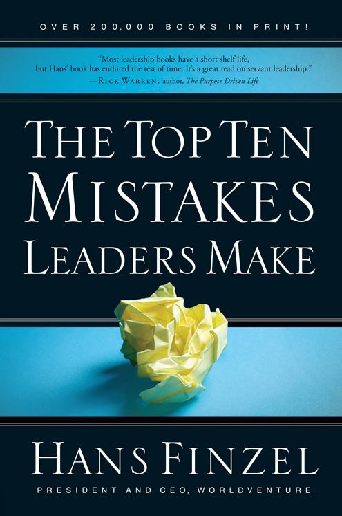 The Top Ten Mistakes Leaders Make