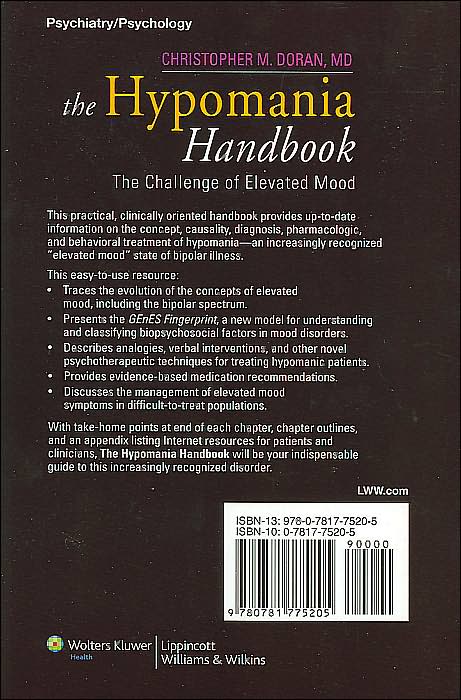 The Hypomania Handbook: The Challenge of Elevated Mood