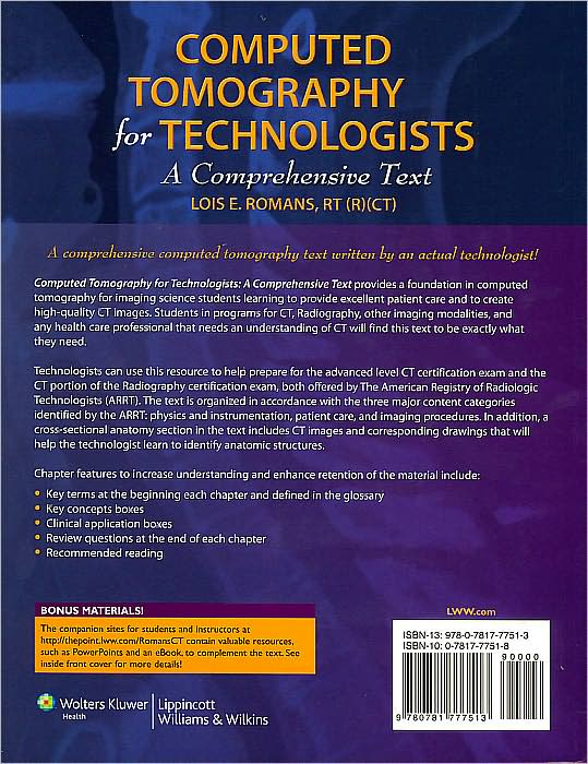 Computed Tomography for Technologists: A Comprehensive Text