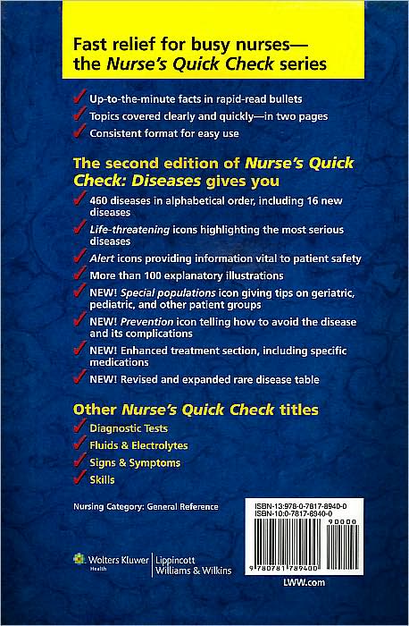 Nurse's Quick Check: Diseases