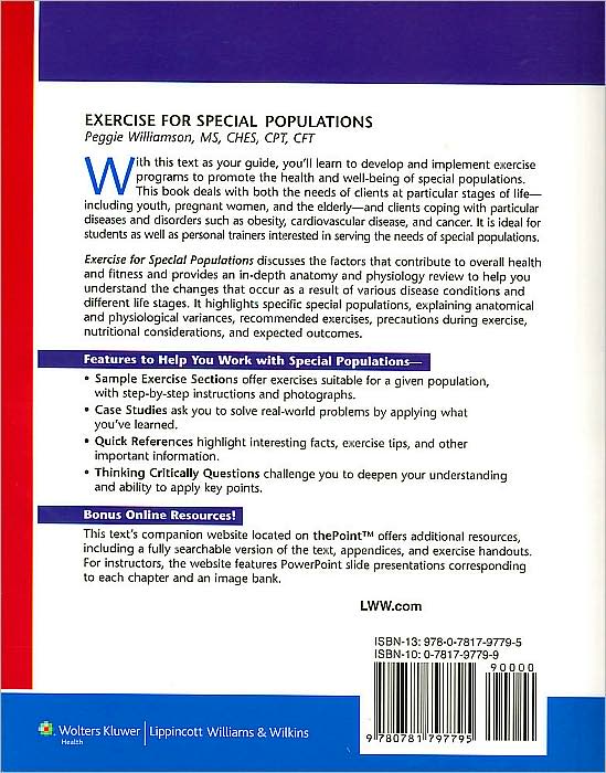 Exercise for Special Populations