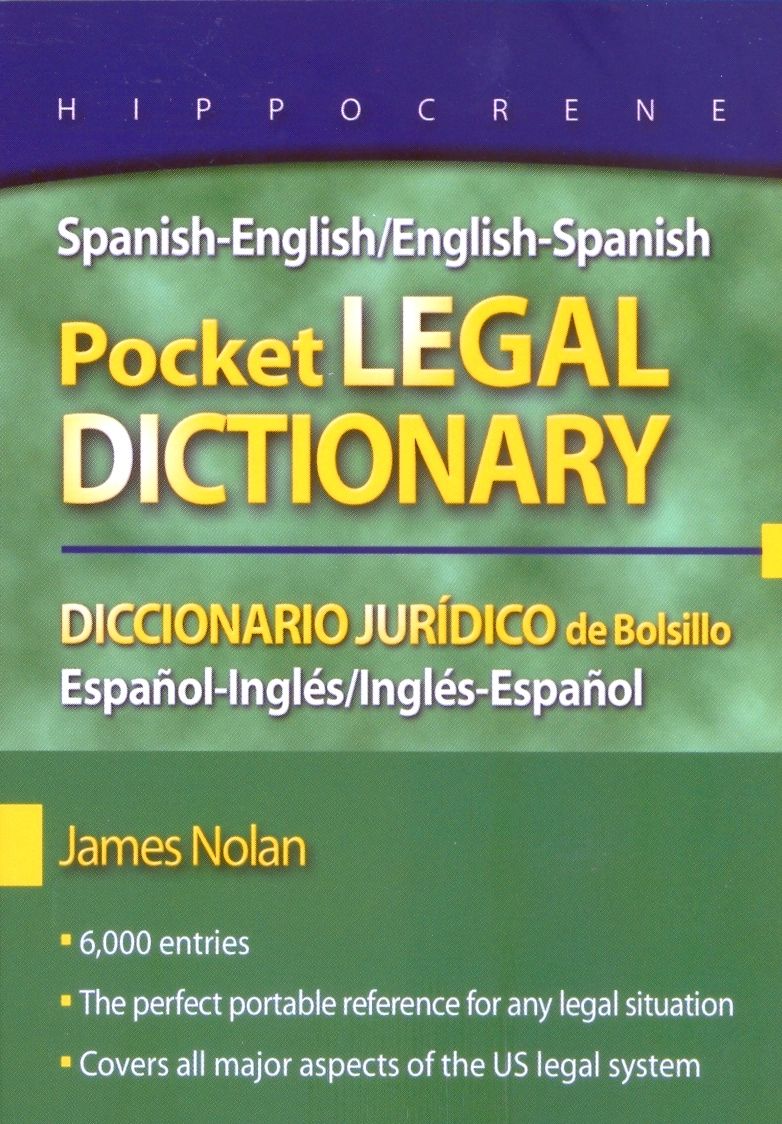 SPANISH/ENG ENG/SPAN PKT LEGAL..DICTIONARY