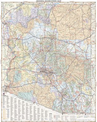 Benchmark Arizona Recreation Map