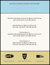 Building Code Requirements for Masonry Structures and Specifications for Masonry Structures