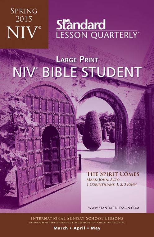 NIV Bible Student Large Print-Spring 2015