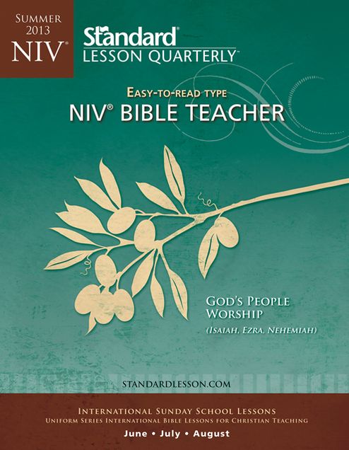 NIV Bible Teacher-Summer 2013