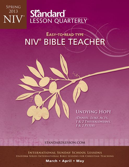 NIV Bible Teacher-Spring 2013