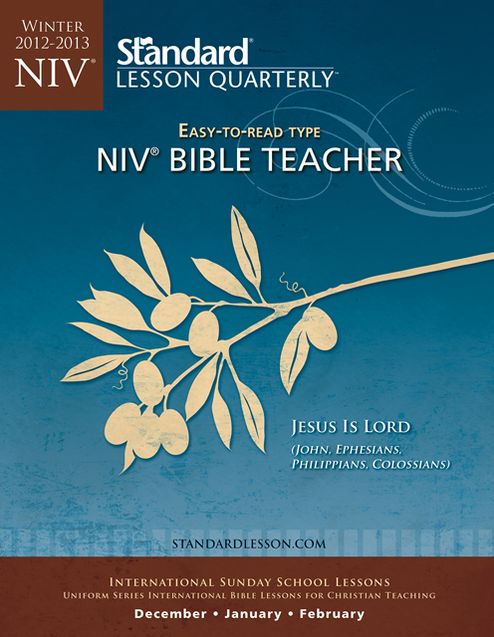 NIV Bible Teacher-Winter 2012-2013