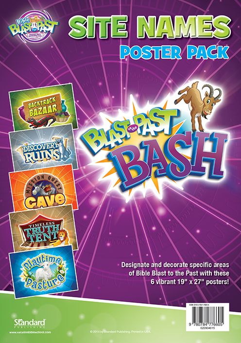 Bible Blast to the Past Site Names Poster Pack