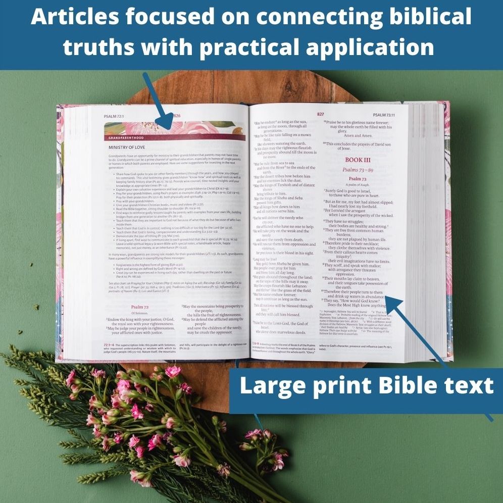 NIV, the Woman's Study Bible, Imitation Leather, Blue/Brown, Full-Color: Receiving God's Truth for Balance, Hope, and Transformation