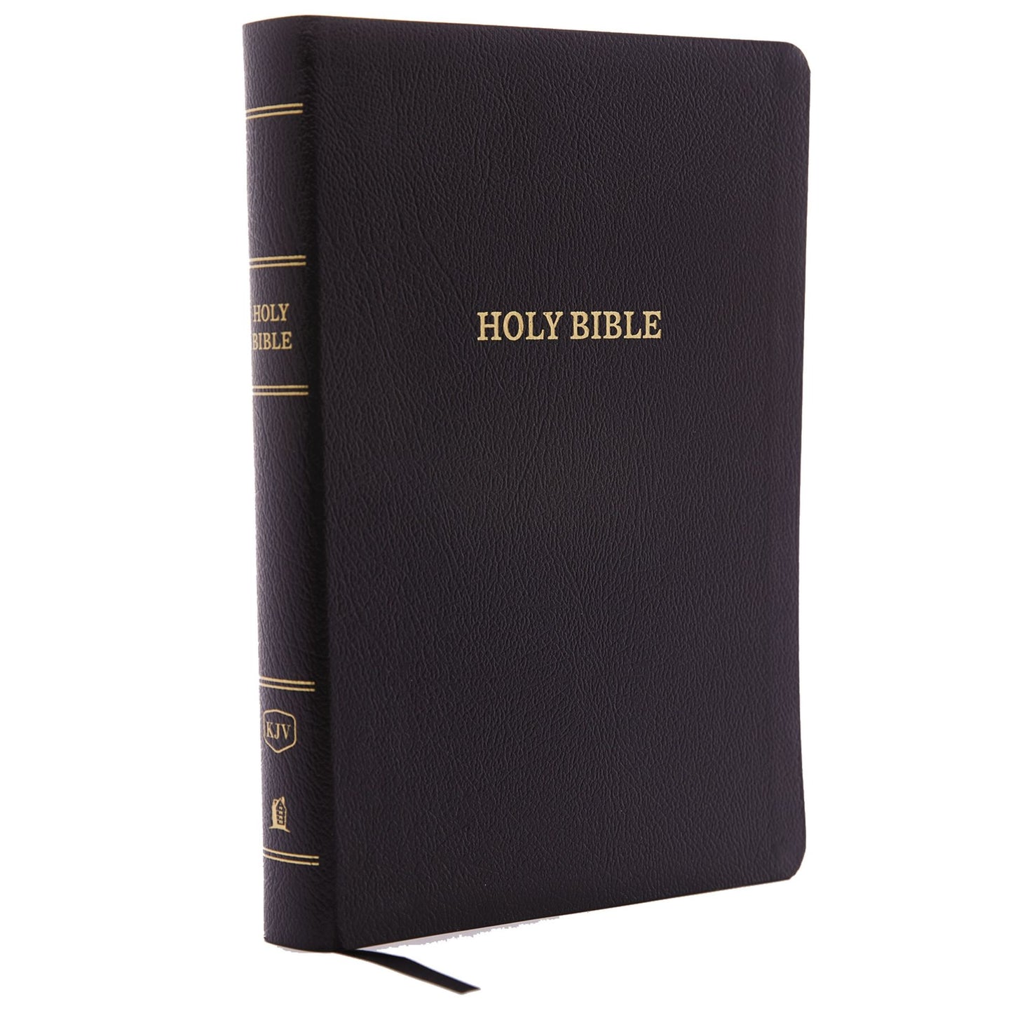KJV, Reference Bible, Giant Print, Bonded Leather, Black, Indexed, Red Letter Edition