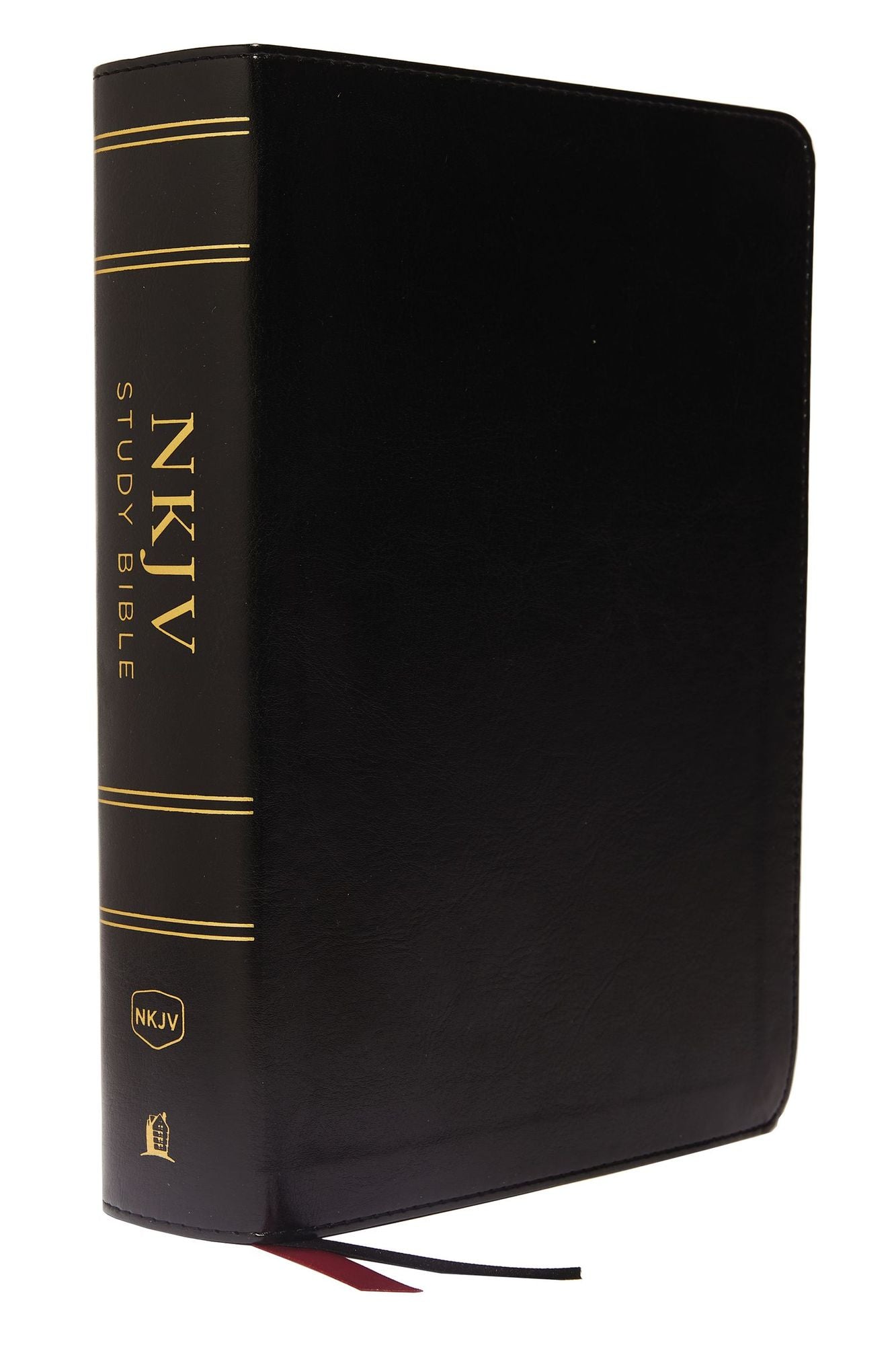 NKJV Study Bible, Imitation Leather, Black, Full-Color, Red Letter Edition, Indexed, Comfort Print: The Complete Resource for Studying God's Word