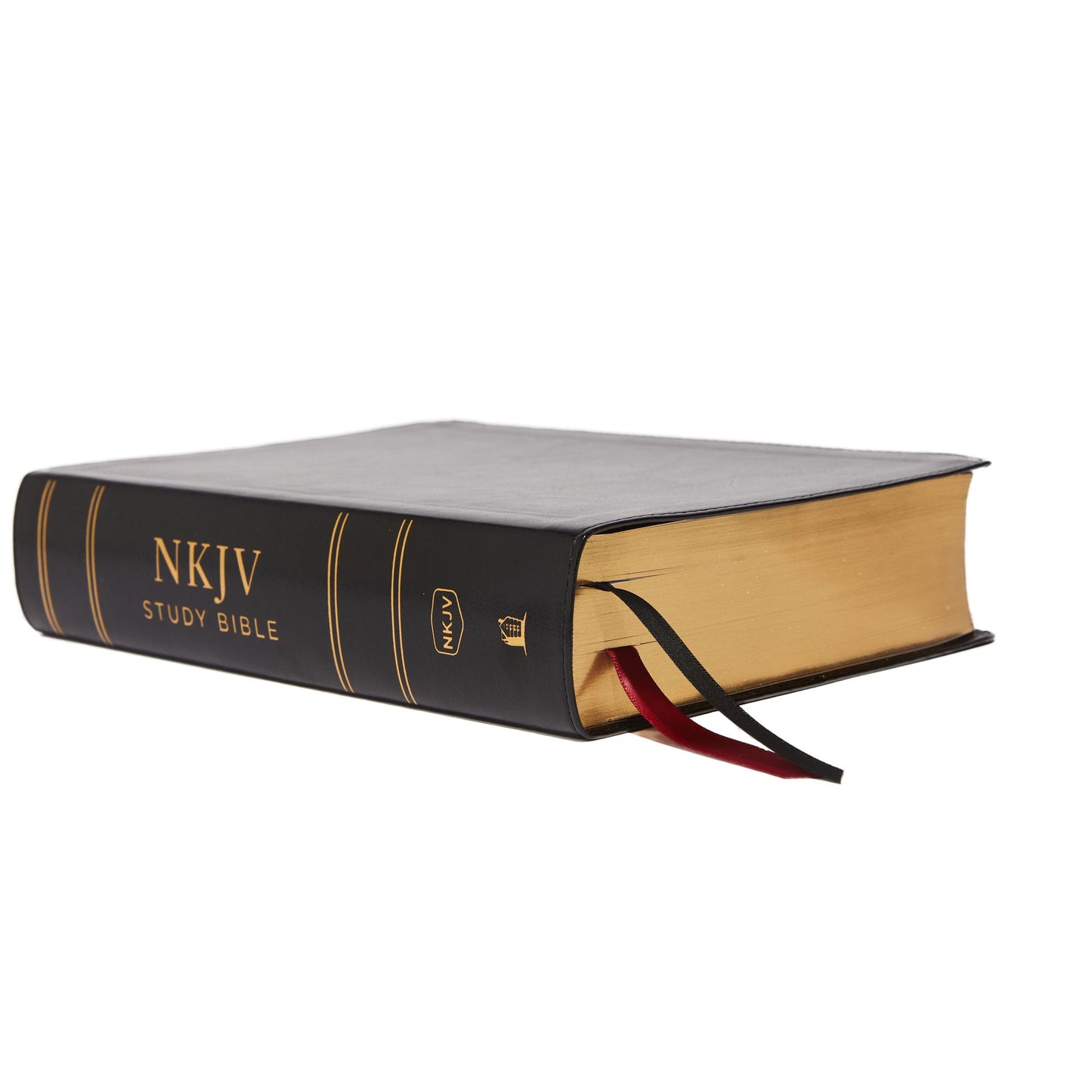 NKJV Study Bible, Imitation Leather, Black, Full-Color, Red Letter Edition, Indexed, Comfort Print: The Complete Resource for Studying God's Word