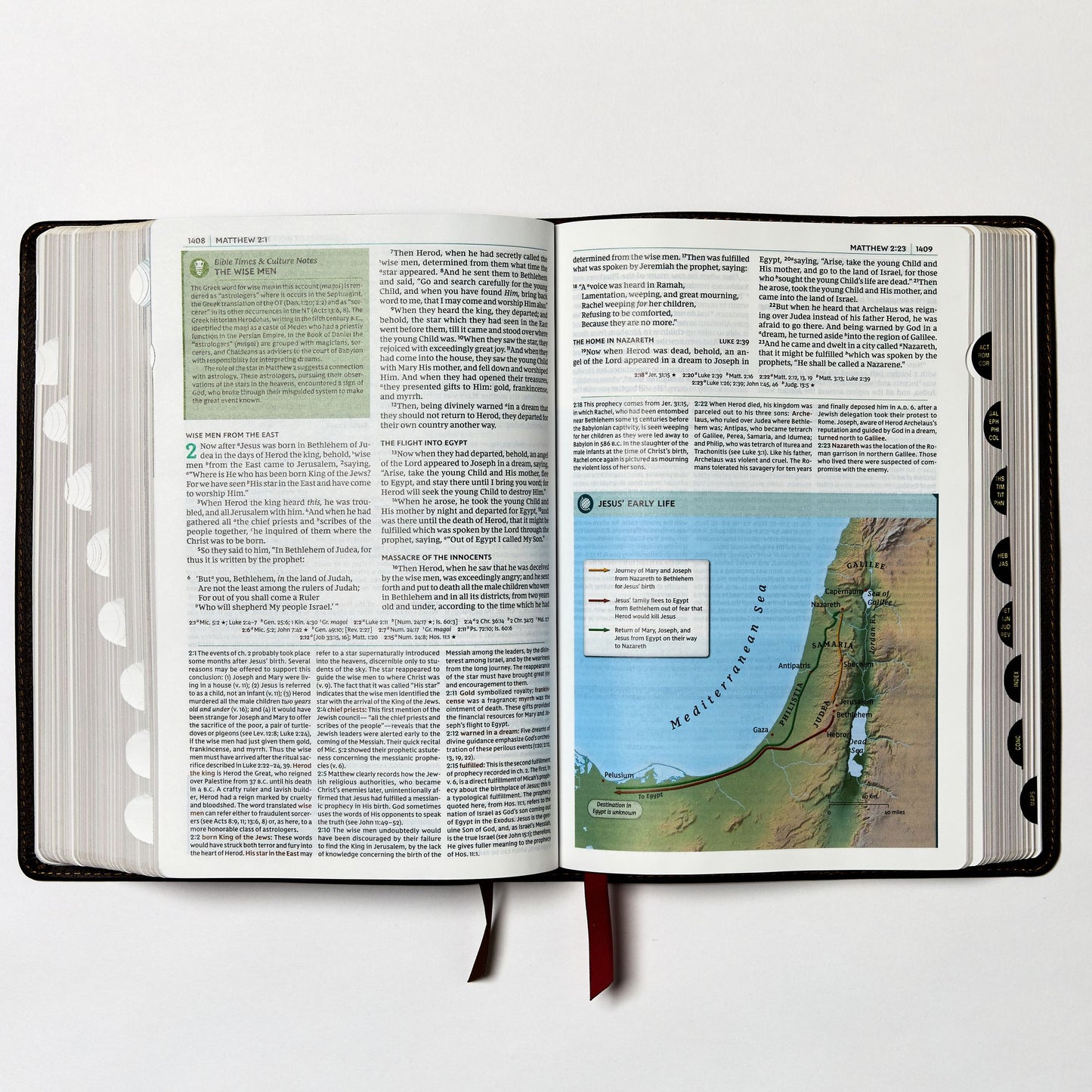 NKJV Study Bible, Imitation Leather, Black, Full-Color, Red Letter Edition, Indexed, Comfort Print: The Complete Resource for Studying God's Word