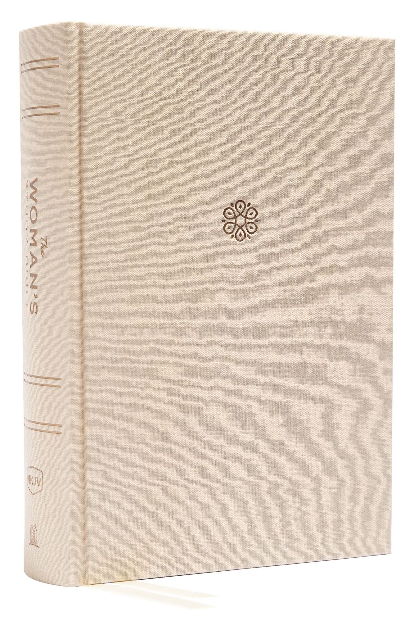 NKJV, The Woman's Study Bible, Cloth over Board, Cream, Red Letter, Full-Color Edition: Receiving God's Truth for Balance, Hope, and Transformation