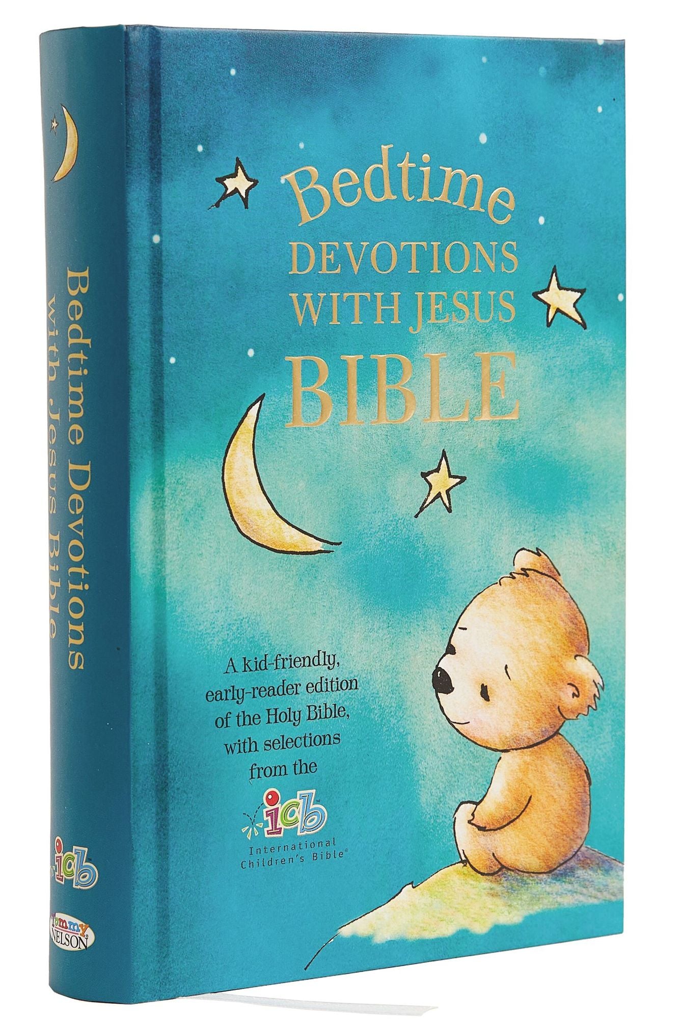 ICB, Bedtime Devotions with Jesus Bible, Hardcover