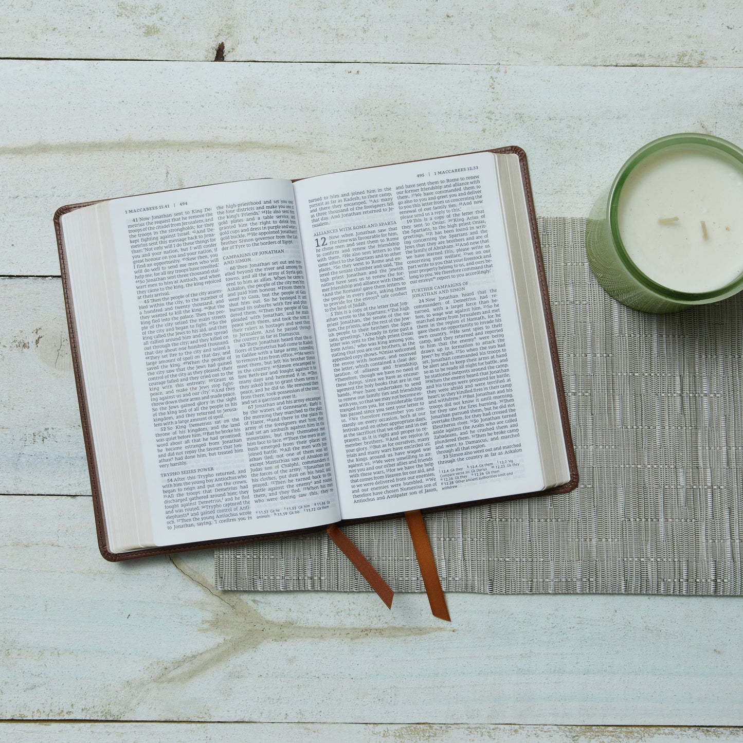NRSV, Catholic Bible, Gift Edition, Leathersoft, Brown, Comfort Print: Holy Bible
