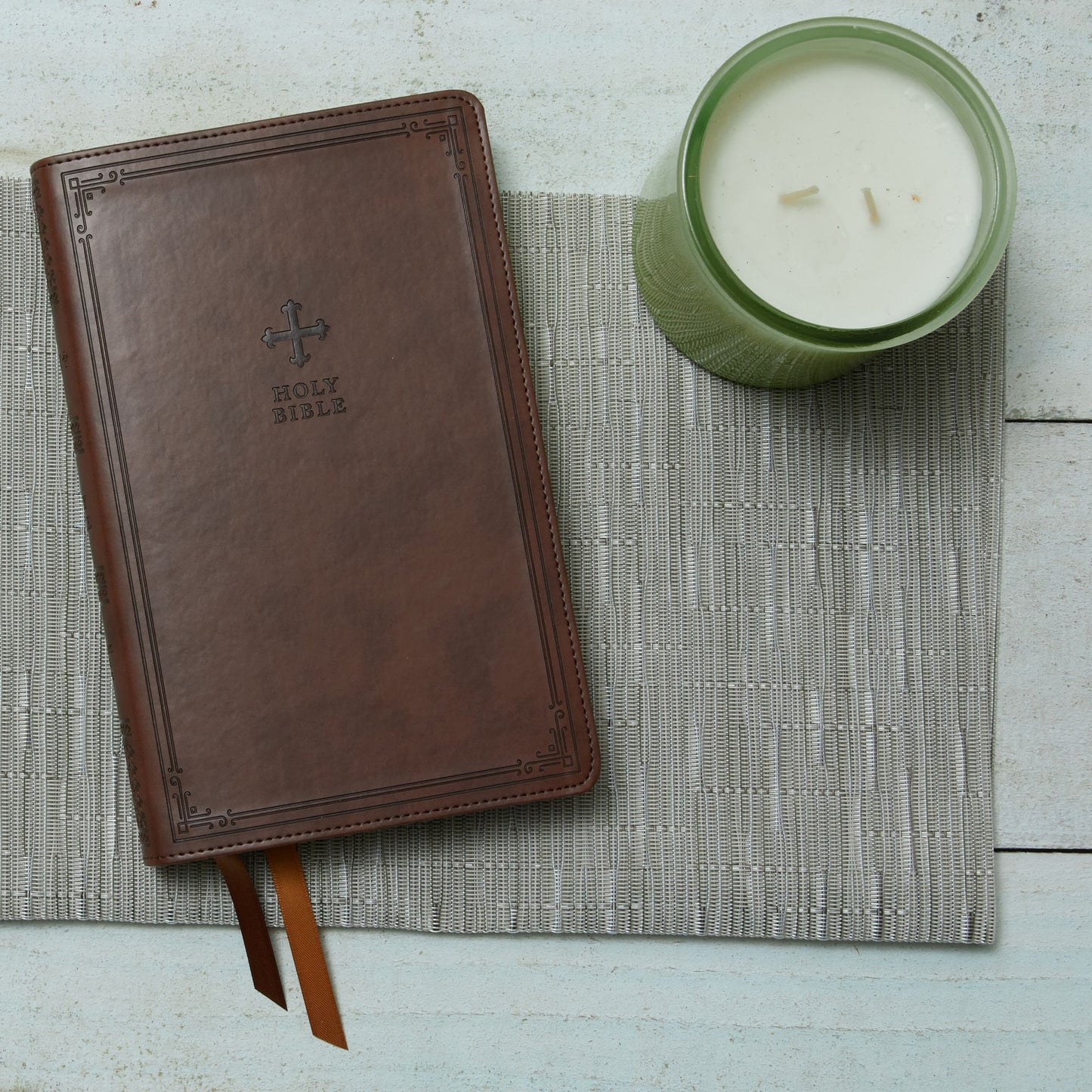 NRSV, Catholic Bible, Gift Edition, Leathersoft, Brown, Comfort Print: Holy Bible