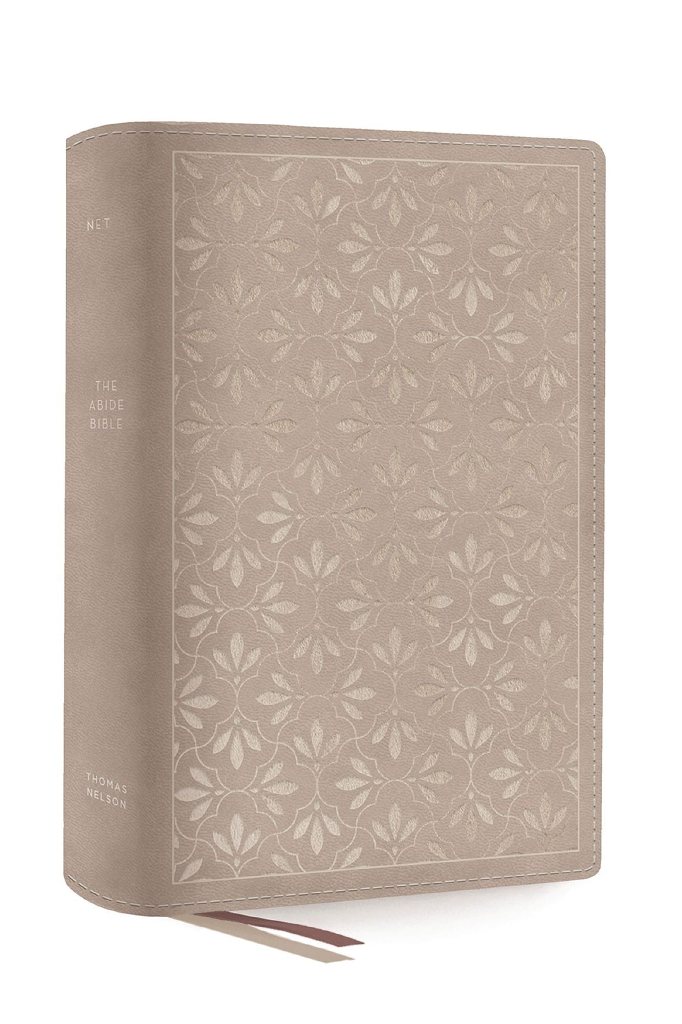 The Net, Abide Bible, Leathersoft, Stone, Comfort Print: Holy Bible