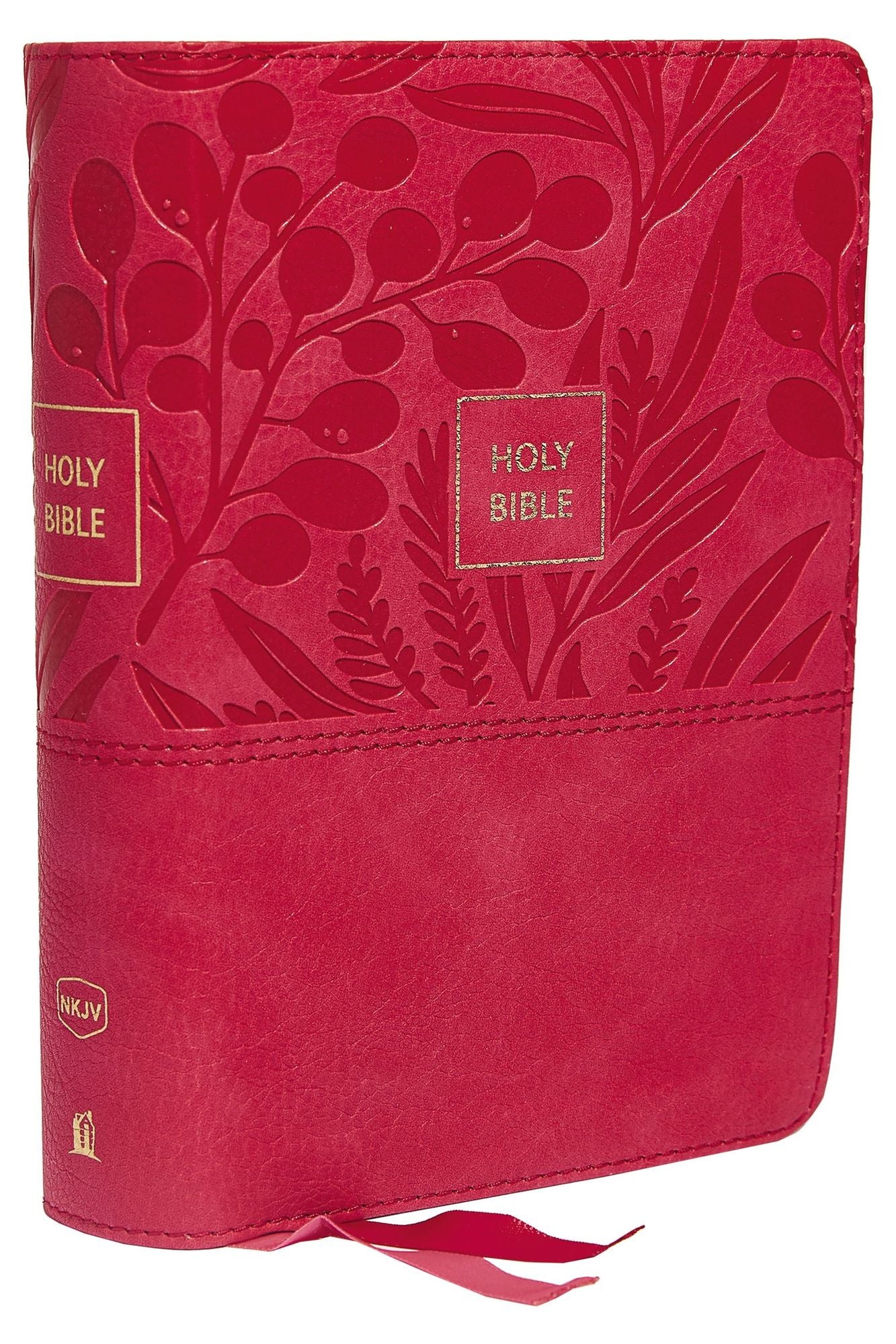Nkjv, Reference Bible, Compact, Leathersoft, Pink, Red Letter Edition, Comfort Print: Holy Bible, New King James Version