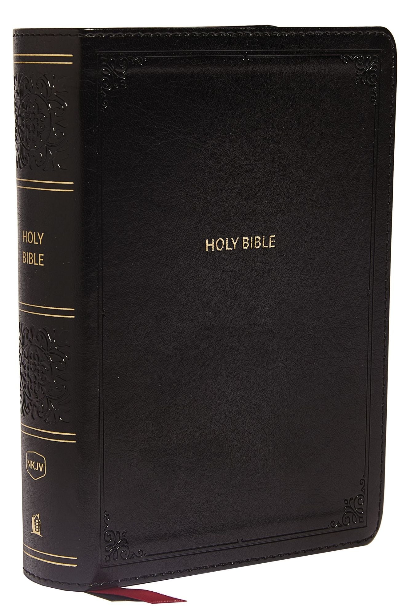Nkjv, Reference Bible, Compact, Leathersoft, Black, Red Letter Edition, Comfort Print: Holy Bible, New King James Version