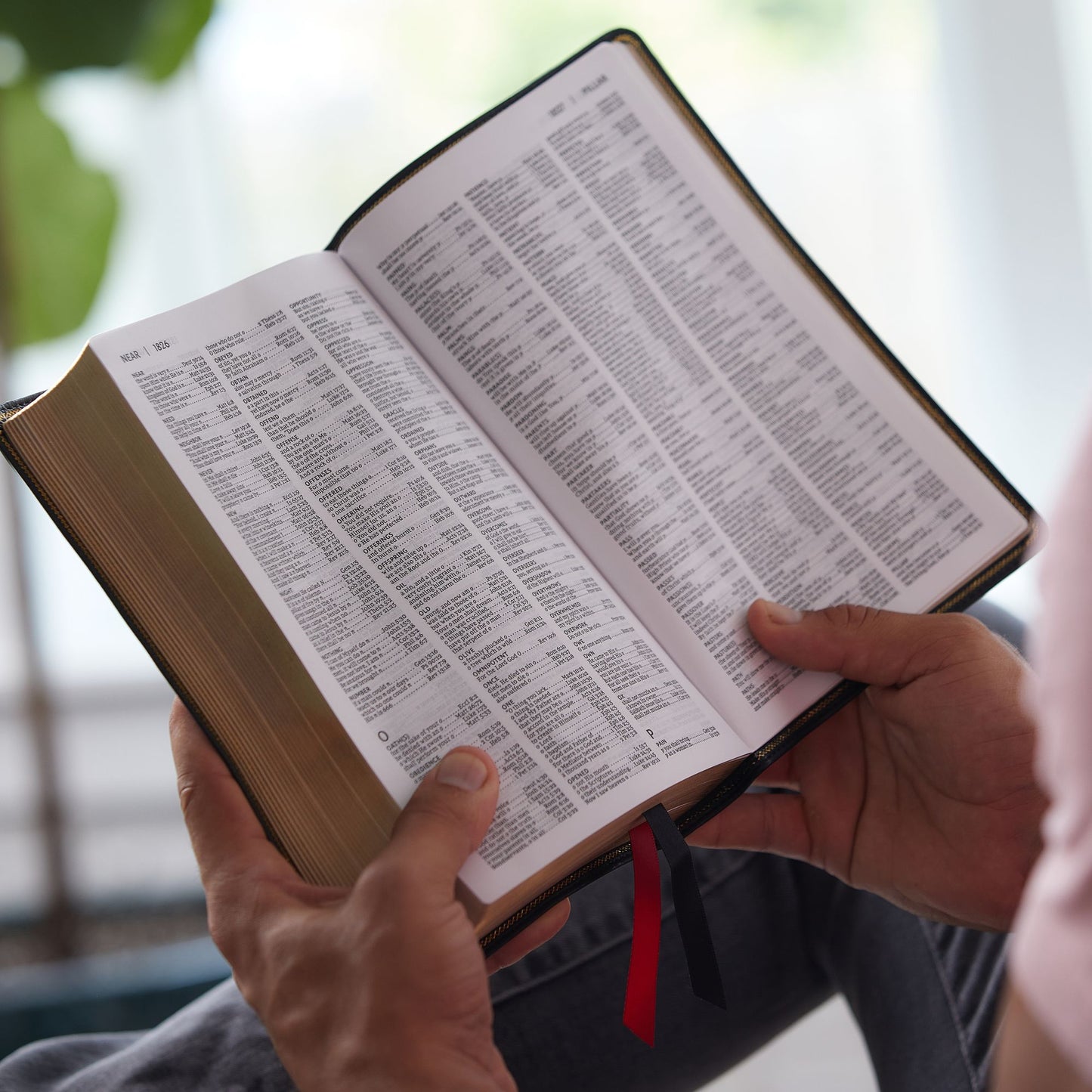 Nkjv, Reference Bible, Personal Size Large Print, Leathersoft, Pink, Red Letter Edition, Comfort Print: Holy Bible, New King James Version