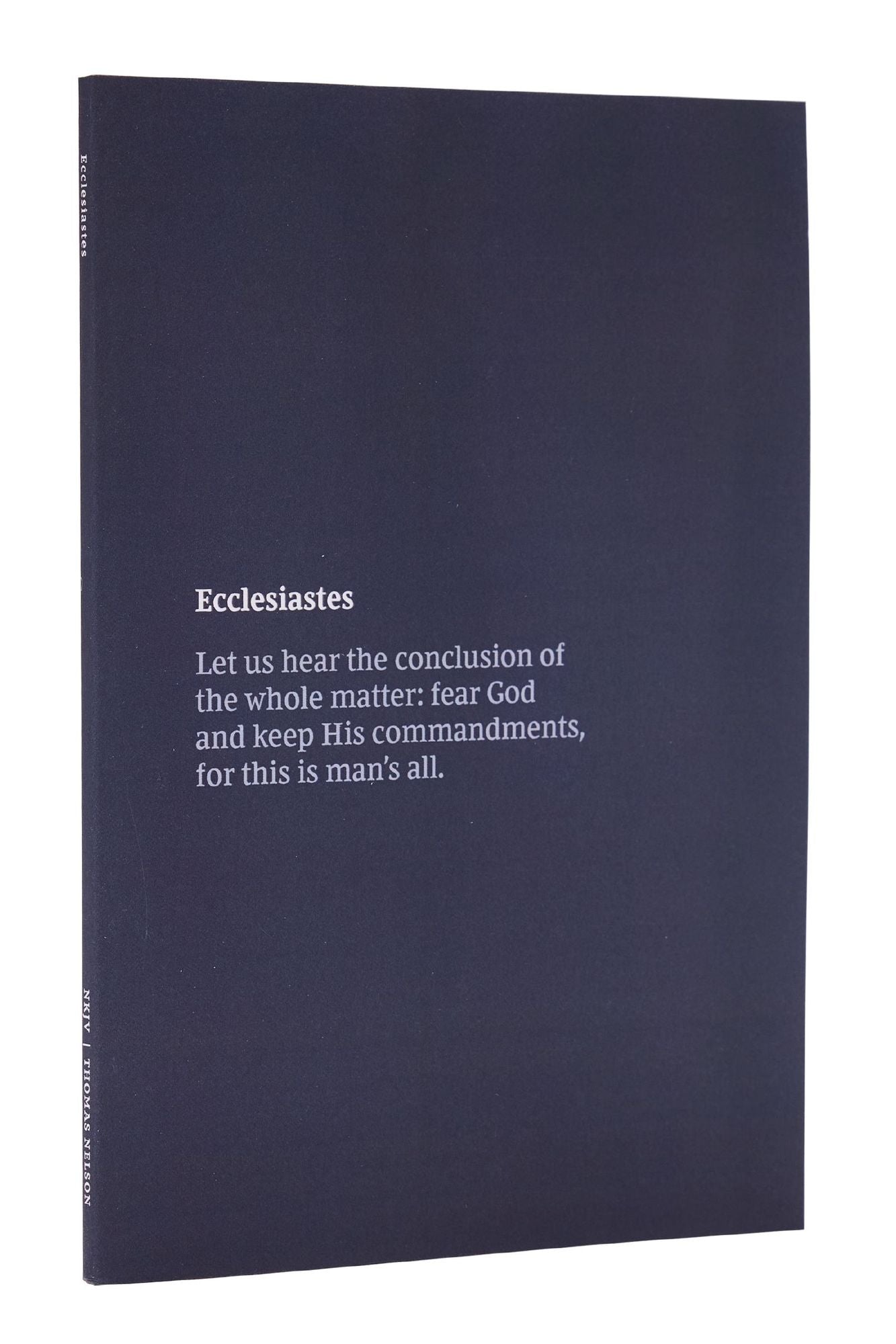 NKJV Scripture Journal - Ecclesiastes: Holy Bible, New King James Version