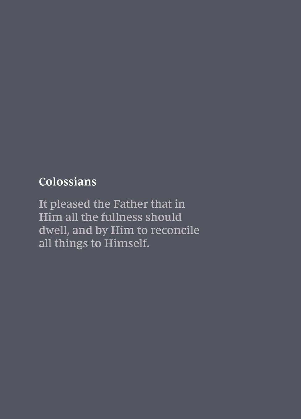 NKJV Scripture Journal - Colossians: Holy Bible, New King James Version