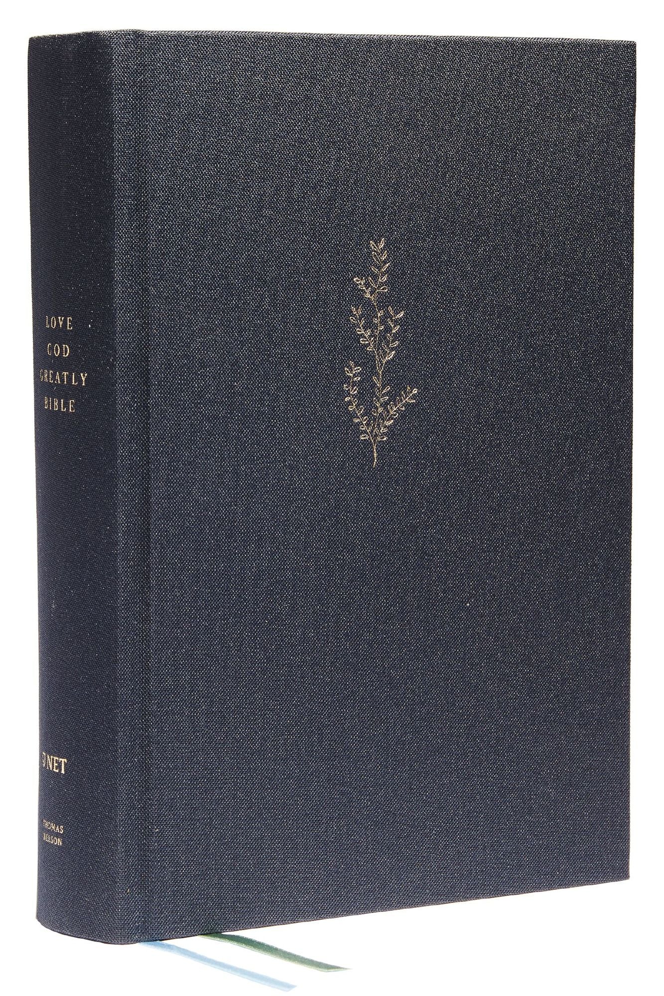 Young Women Love God Greatly Bible: A Soap Method Study Bible, Net, Blue Cloth-Bound Hardcover, Comfort Print