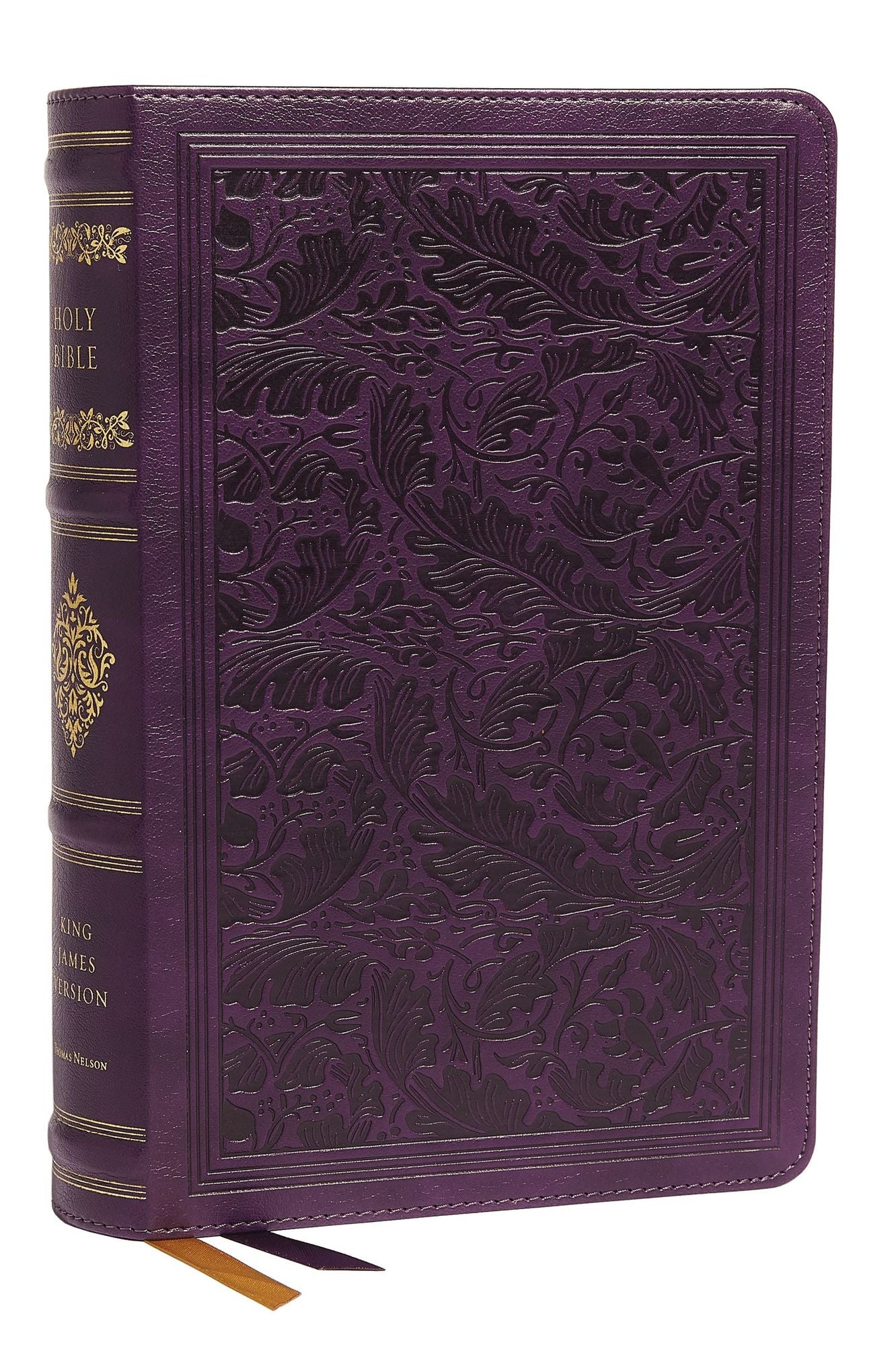 Kjv, Sovereign Collection Bible, Personal Size, Leathersoft, Purple, Red Letter Edition, Comfort Print: Holy Bible, King James Version