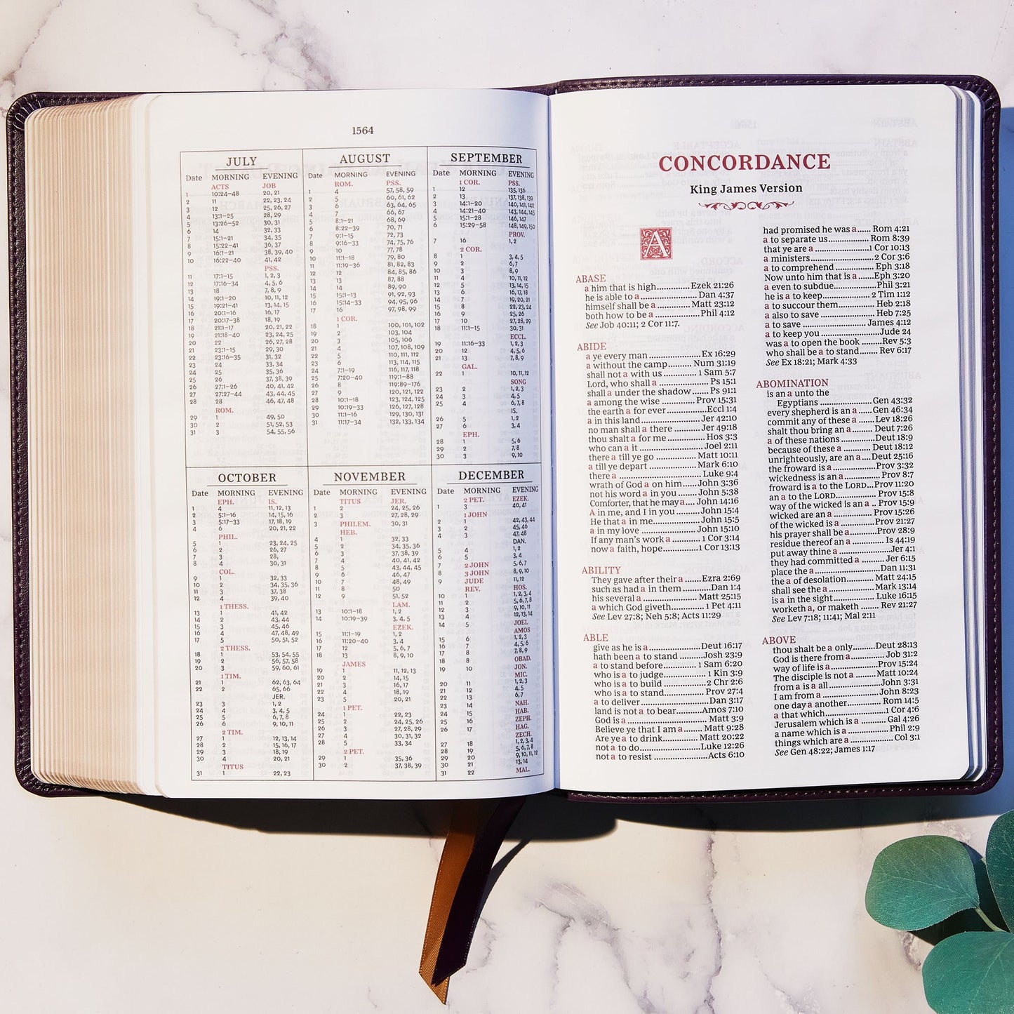 Kjv, Sovereign Collection Bible, Personal Size, Leathersoft, Purple, Red Letter Edition, Comfort Print: Holy Bible, King James Version