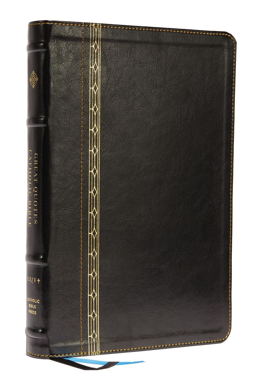 Nrsvce, Great Quotes Catholic Bible, Leathersoft, Black, Comfort Print: Holy Bible