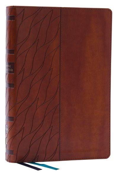 Nkjv, Encountering God Study Bible, Leathersoft, Brown, Red Letter, Comfort Print: Insights from Blackaby Ministries on Living Our Faith
