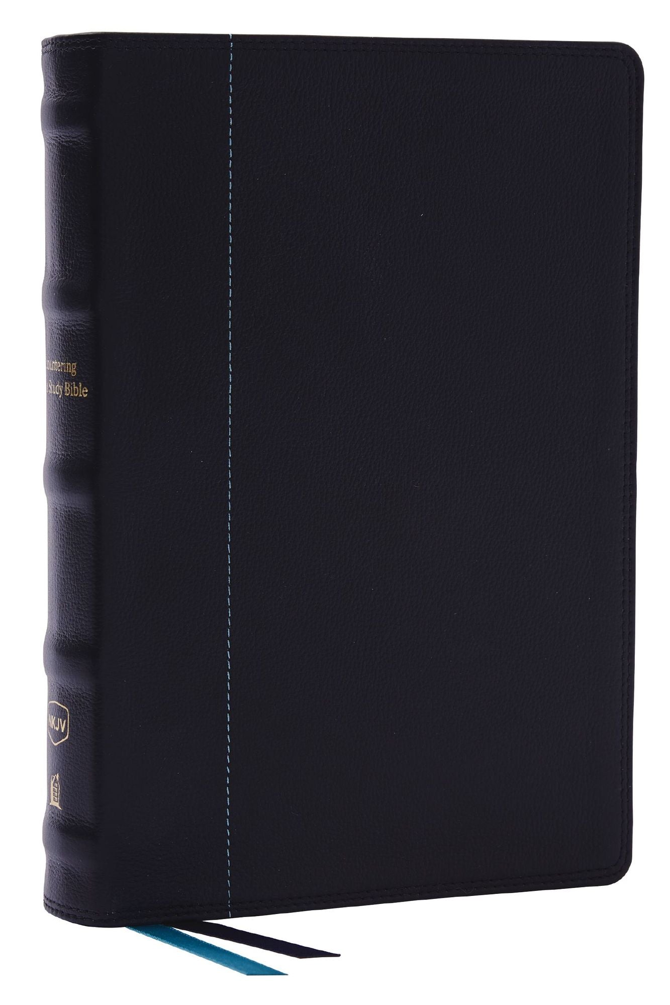 Nkjv, Encountering God Study Bible, Genuine Leather, Black, Red Letter, Thumb Indexed, Comfort Print: Insights from Blackaby Ministries on Living Our Faith