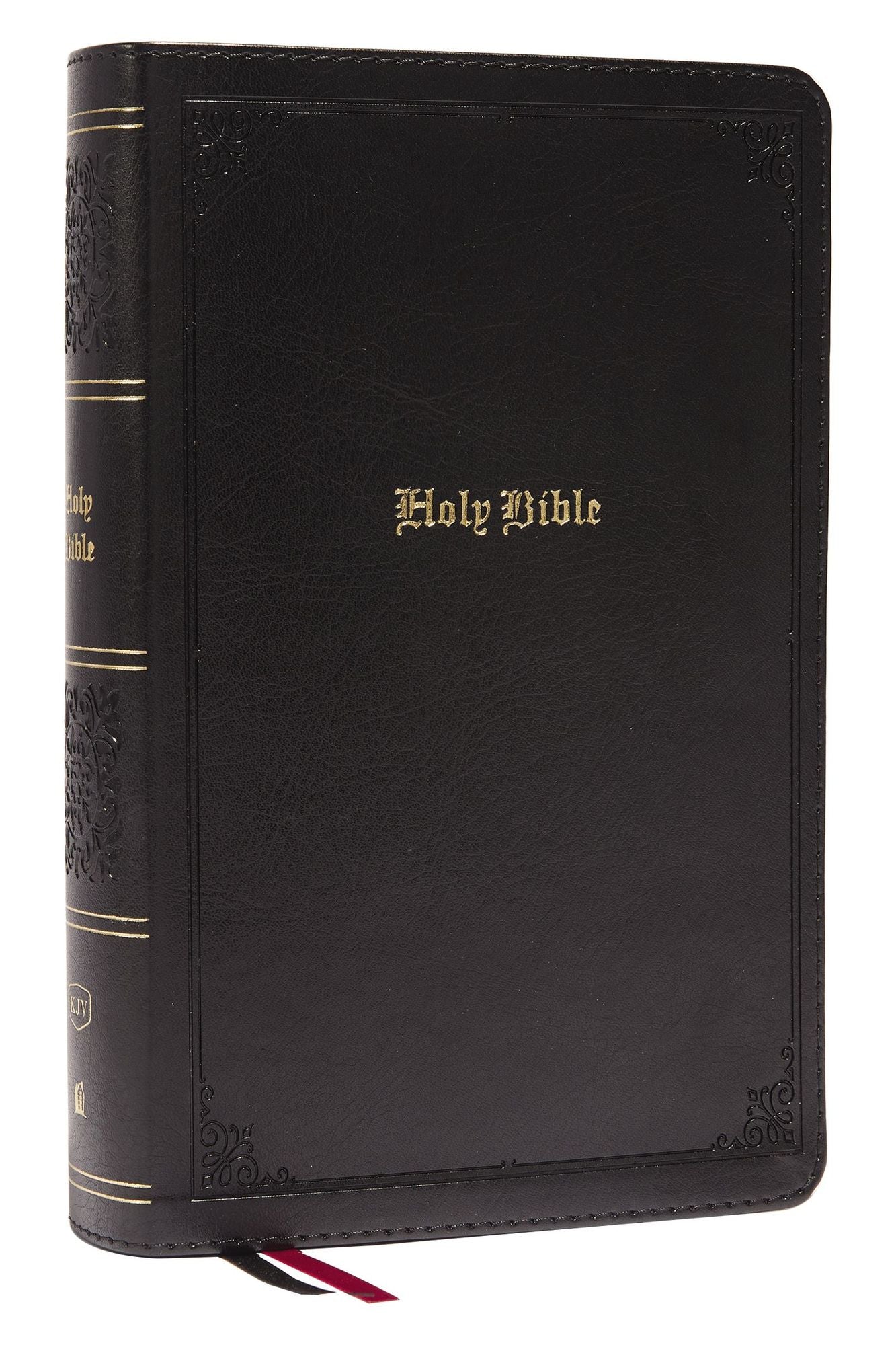 Kjv, Personal Size Large Print Single-Column Reference Bible, Leathersoft, Black, Red Letter, Comfort Print: Holy Bible, King James Version