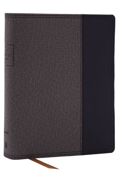 The Prayer Bible: Pray God's Word Cover to Cover (NKJV, Black/Gray Leathersoft, Red Letter, Comfort Print)
