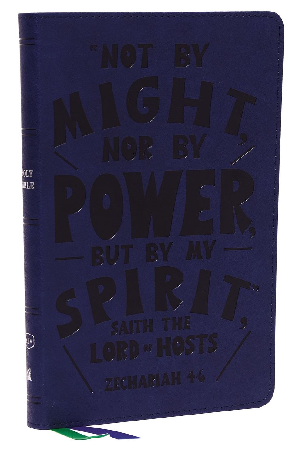 Kjv, Thinline Youth Edition Bible, Verse Art Cover Collection, Leathersoft, Blue, Red Letter, Comfort Print: Holy Bible, King James Version