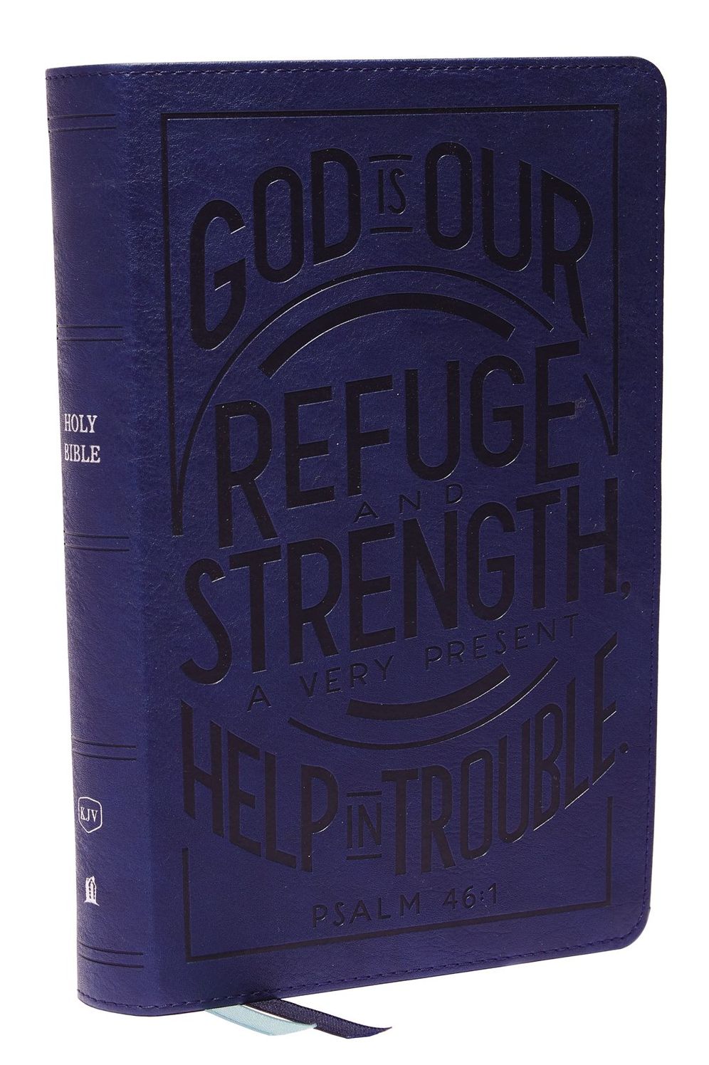 Kjv, Personal Size Reference Bible, Verse Art Cover Collection, Leathersoft, Blue, Red Letter, Comfort Print: Holy Bible, King James Version