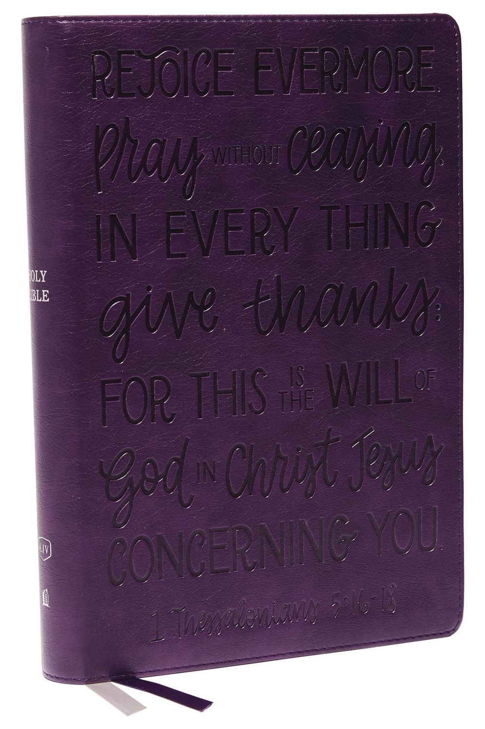 Kjv, Large Print Center-Column Reference Bible, Verse Art Cover Collection, Leathersoft, Purple, Red Letter, Comfort Print: Holy Bible, King James Version