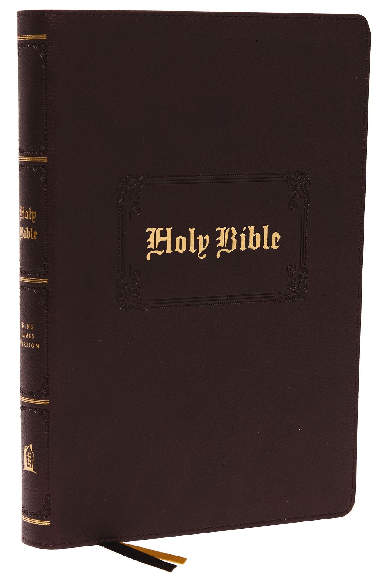 Kjv, Large Print Center-Column Reference Bible, Leathersoft, Brown, Red Letter, Thumb Indexed, Comfort Print: Holy Bible, King James Version