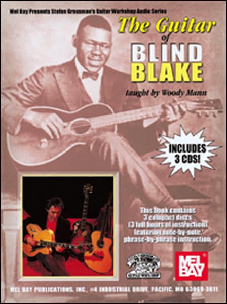 Guitar of Blind Blake Book and 3 CD Set (Woody Mann)