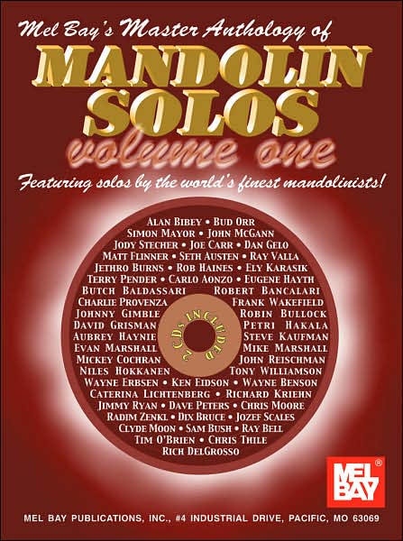 Master Anthology of Mandolin Solos Vol. 1 (Book/CD)