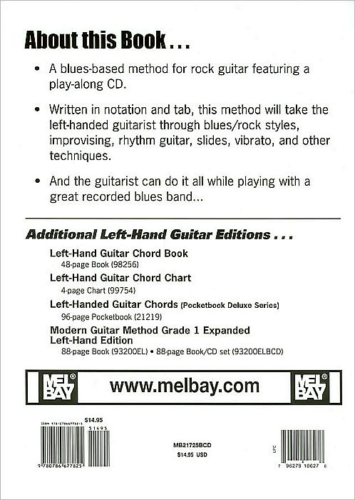 Modern Left-Handed Rock Guitar Method, Grade 1
