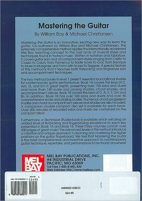 Mastering The Guitar, Book 1B: A Comprehensive Method for Today's Guitar