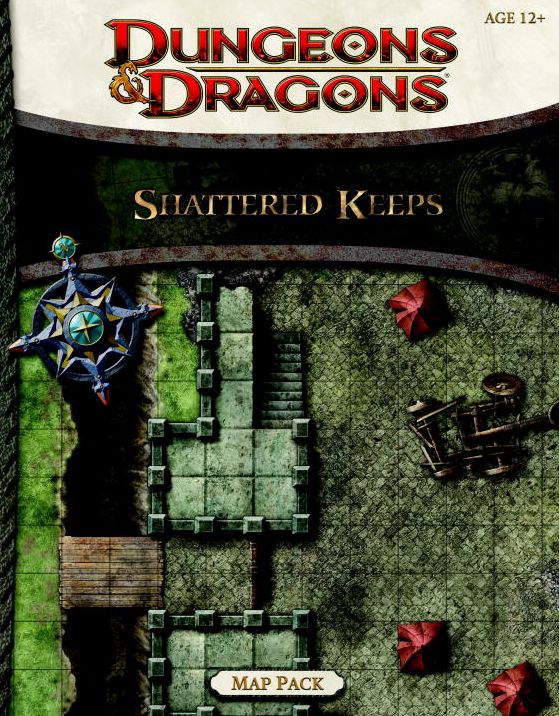 Shattered Keeps Map Pack: A Dungeons & Dragons Accessory