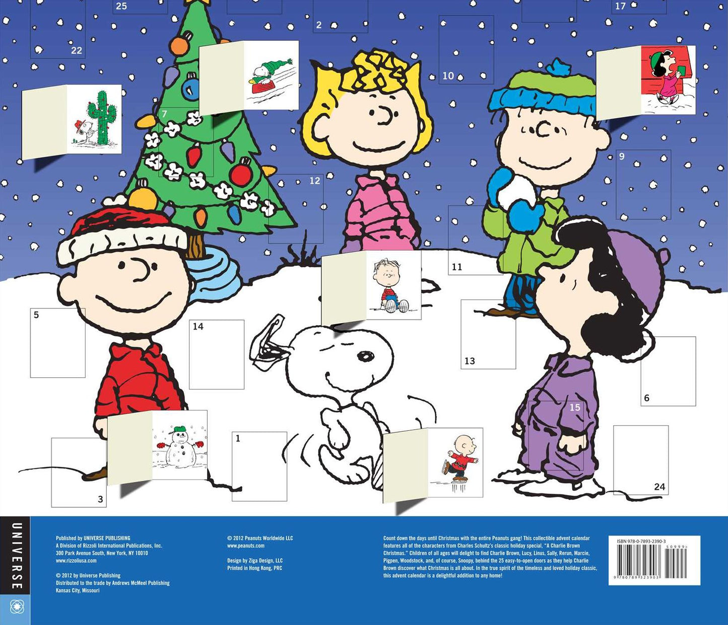 2016 Peanuts Christmas Advent Calendar
