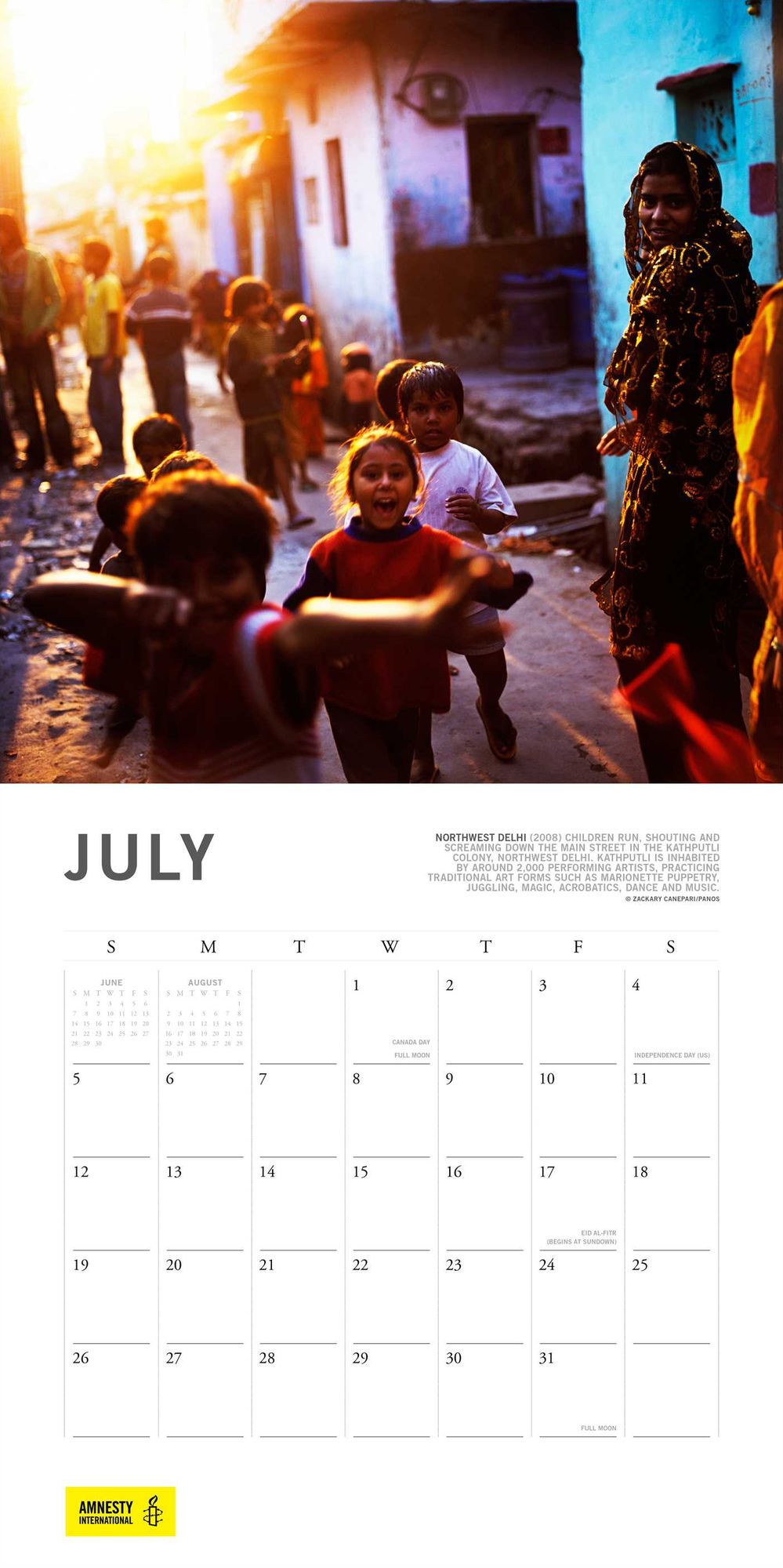 Amnesty International 2015 Wall Calendar
