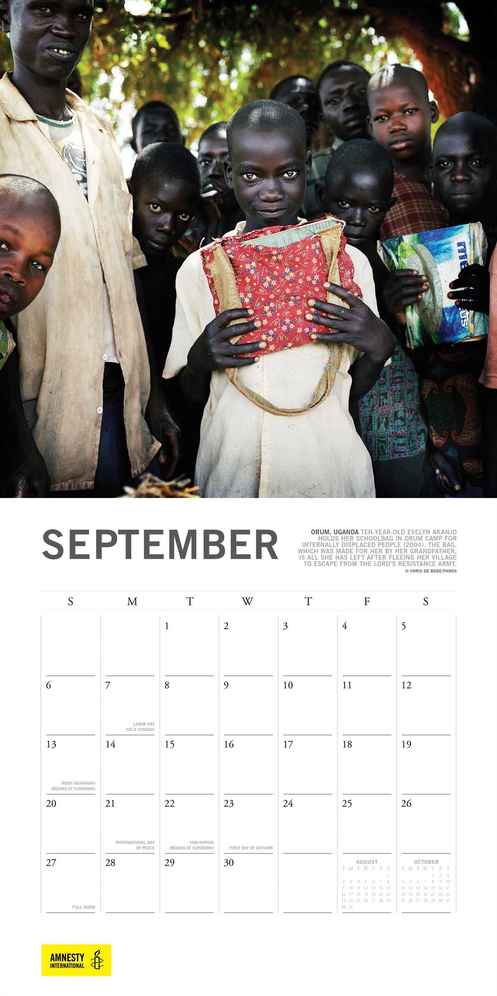 Amnesty International 2015 Wall Calendar